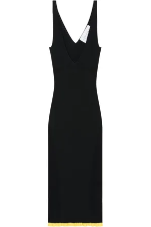 AZ FACTORY X Ester Manas Midikleid mit V-Ausschnitt