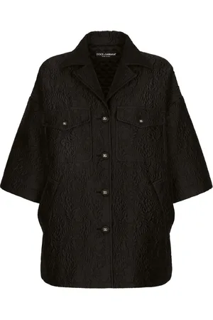 Dolce & Gabbana Jacquard-Cape mit Blumenmuster