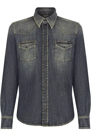 Dolce & Gabbana Jeanshemd mit Knopfleiste