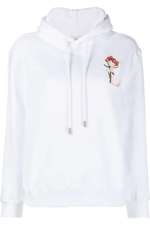Lanvin Bestickter Hoodie mit Kordelzug