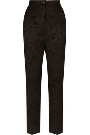Dolce & Gabbana Jacquard-Hose mit Blumenmuster