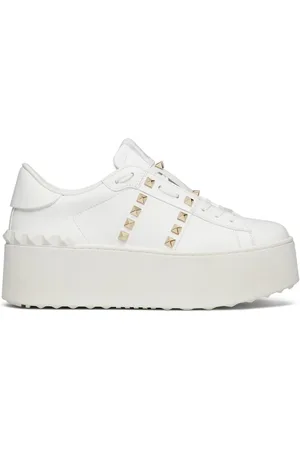 VALENTINO GARAVANI Rockstud Untitled Flatform-Sneakers