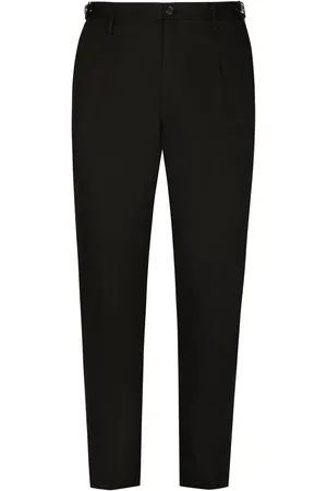 Dolce & Gabbana Hose mit Logo-Schild