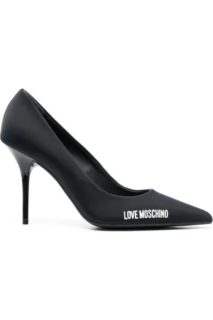 Moschino Pumps mit Logo-Print