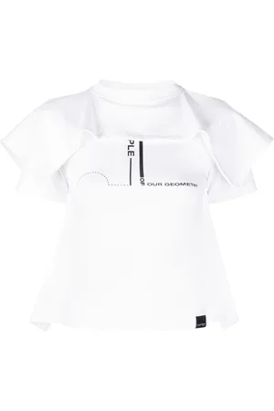 Courrèges T-Shirt im Layering-Look