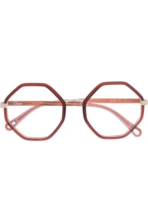 Chloé Brille mit sechseckigem Gestell