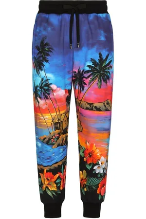 Dolce & Gabbana Jogginghose mit tropischem Print