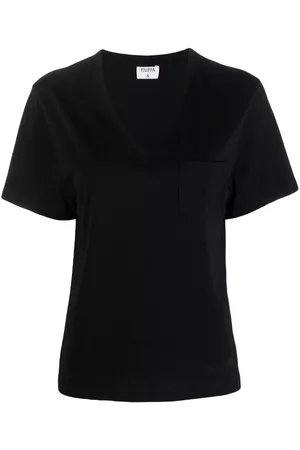Filippa K T-Shirt mit V-Ausschnitt