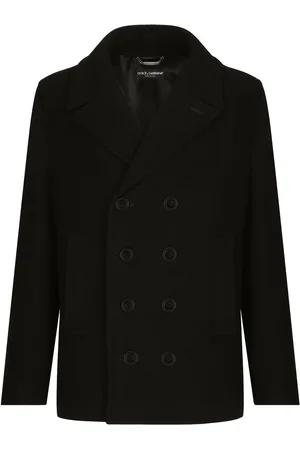 Dolce & Gabbana Doppelreihige Cabanjacke mit Logo-Schild