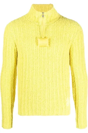 Moncler Gerippter Pullover mit Stehkragen