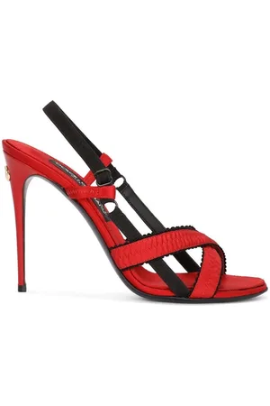 Dolce & Gabbana Sandalen mit überkreuzten Riemen 105mm