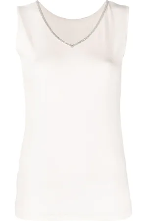 Fabiana Filippi Top mit Perlen