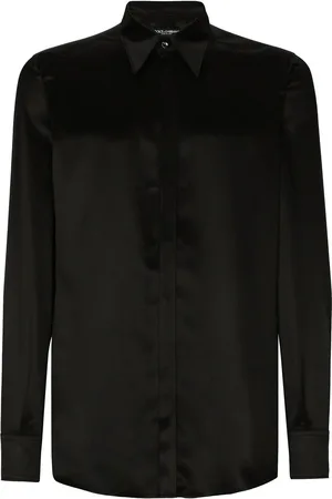 Dolce & Gabbana Martini-Fit-Hemd aus Satin