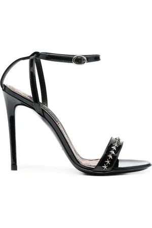Philipp Plein Sandalen mit Logo-Schild 100mm