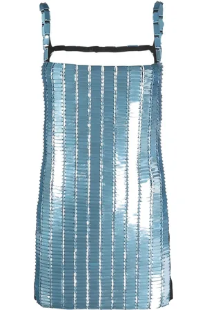 The Attico Rückenfreies Minikleid mit Kristallen