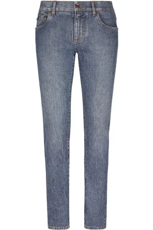 Dolce & Gabbana Skinny-Jeans mit Logo-Applikation