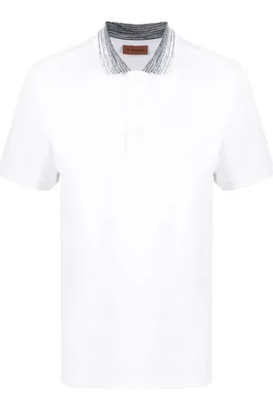 Missoni Poloshirt mit gemustertem Kragen