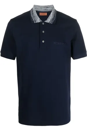 Missoni Poloshirt mit gemustertem Kragen