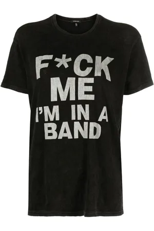R13 T-Shirt mit Slogan-Print