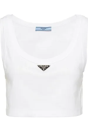 Prada Cropped-Top mit Logo