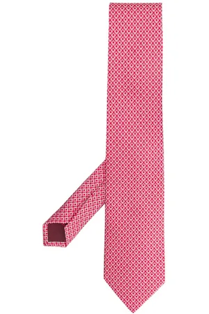 Salvatore Ferragamo Krawatte mit Monogramm-Print
