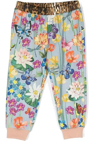 Roberto Cavalli Jogginganzug mit Blumen-Print