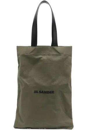 Jil Sander Shopper mit Logo-Print