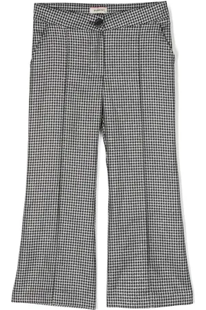 Pinko Ausgestellte Hose mit Hahnentrittmuster