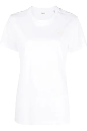 Marant Etoile Aby T-Shirt mit Logo-Stickerei
