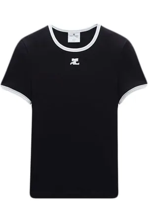 Courrèges Bumpy Contrast T-Shirt
