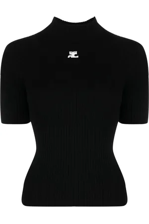 Courrèges Reedition Pullover aus Rippstrick
