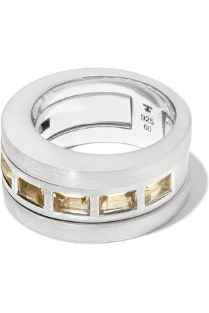 TOM WOOD Double Arch Ring mit Quarz