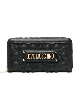 Moschino Gestepptes Portemonnaie