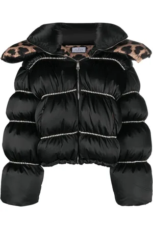 Philipp Plein Oversized-Jacke mit Flammen
