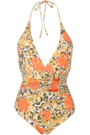 CLUBE BOSSA Neckholder-Badeanzug mit Blumen-Print