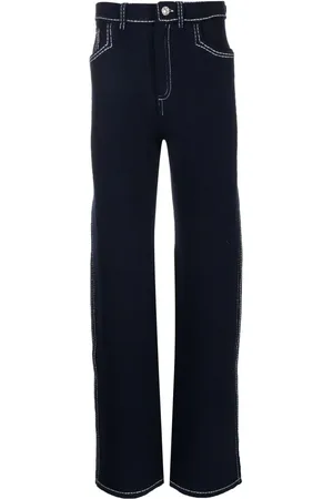 Barrie Weite Hose mit hohem Bund