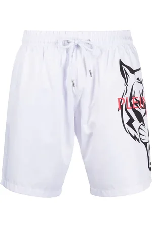 Philipp Plein Badeshorts mit Tiger-Print