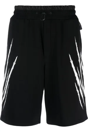 Philipp Plein Joggingshorts mit Kratzer-Print