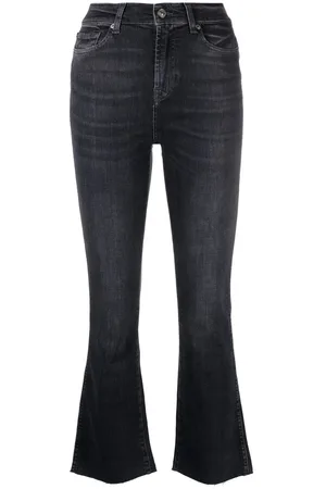 7 for all Mankind Ausgestellte Cropped-Jeans