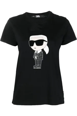 Karl Lagerfeld Ikon T-Shirt aus Bio-Baumwolle