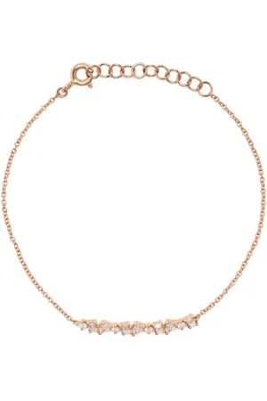 EF Collection 14kt Rotgoldarmband mit Diamanten