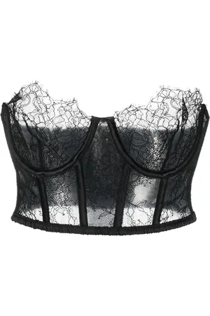MAISON CLOSE Bustier mit Spitzendetail