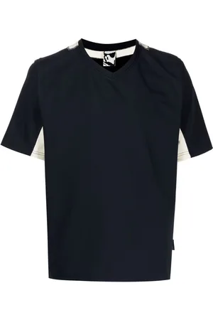 GR10K T-Shirt mit V-Ausschnitt