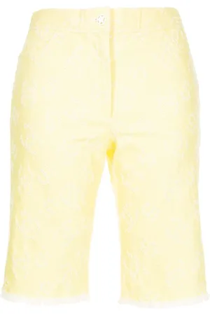 CHANEL 2006 Bermudas mit Lochstickerei