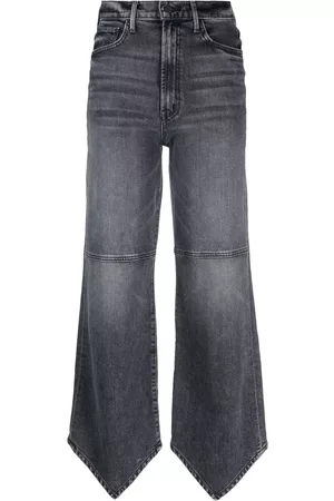 Mother Damen Straight Jeans - The Dagger Flood Straight-Leg-Jeans