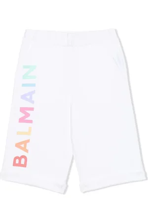 Balmain Jersey-Shorts mit Logo-Print