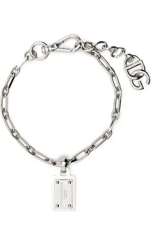 Dolce & Gabbana Kettenarmband mit Logo-Anhänger
