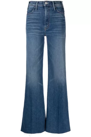 Mother Damen Bootcut Jeans - Schlagjeans mit hohem Bund