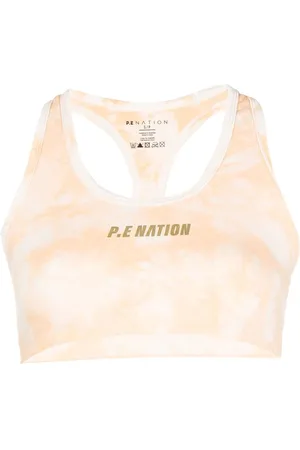 P.E Nation Sport-BH mit Batikmuster