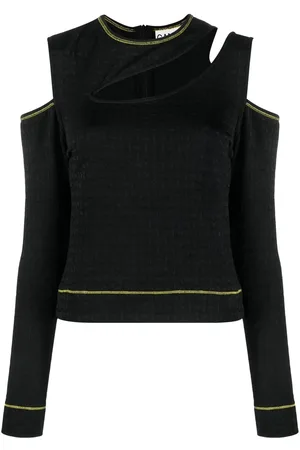 Ganni Oberteil mit Cut-Outs